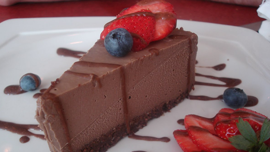 Raw Vegan Chocolate Cheesecake