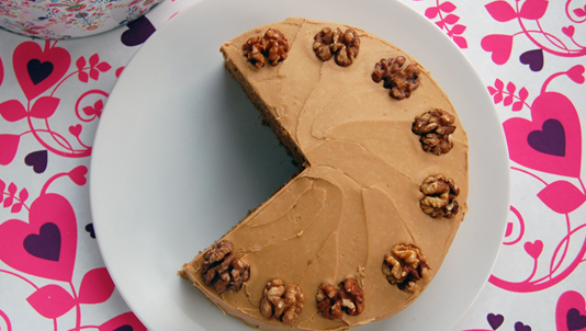 Coffee and Walnut Cake