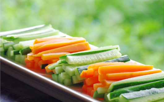 Cucumber, Celery, and Carrot