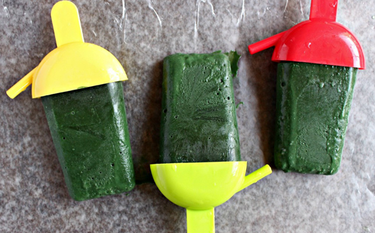 Spirulina Chia Popsicles